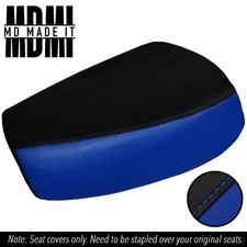 ADATTO PER YAMAHA CT1 175 CUSTOM COPRISEDILE ANTERIORE VINILE NERO E BLU