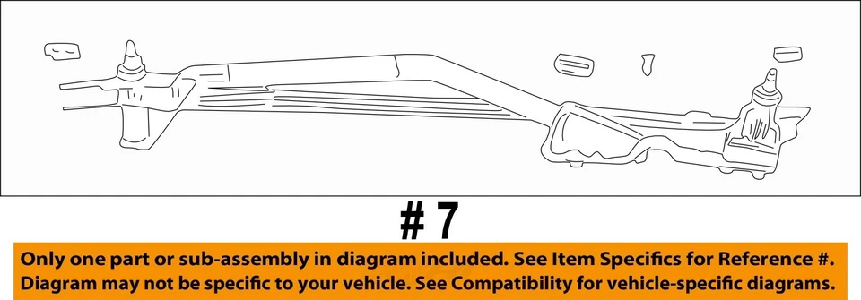 Acoplamiento de limpiaparabrisas usado para: Cadillac Deville 2001 grado A Foto 4 de 4