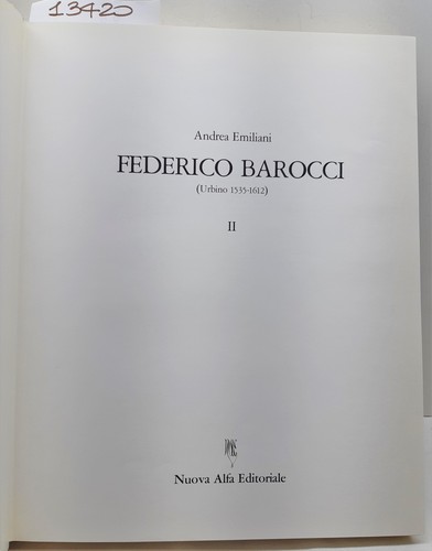 Andrea Emiliani Federico Barocci due volumi Nuova Alfa editoriale 1985 - Imagen 4 de 13