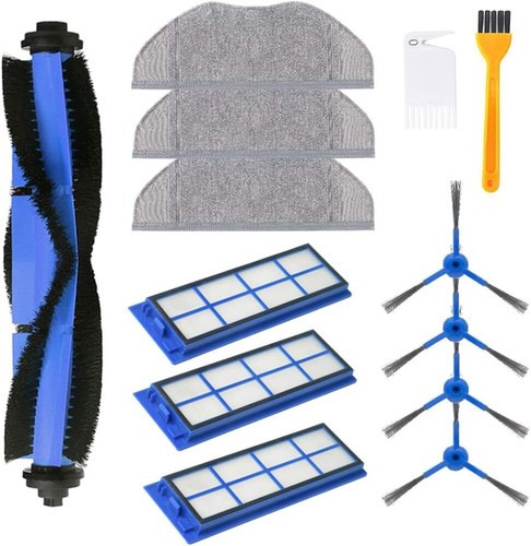 Seitenbürsten Hauptbürste Mopp Filter Set für Eufy Robovac L70 Staubsauger
