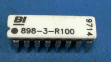 BI TECHNOLOGIES NETWORK RESISTOR THROUGH-HOLE THICK FILM ISOLATED 89 898-3-R100