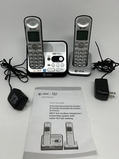 AT T Dect 6.0 EL52250 Cordless Phone Answering Machine With 2 Handsets And Bases