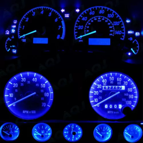 Cuadro de instrumentos calibre azul bombillas de luz para 91-99 Nissan Sentra B13 B14 - Imagen 1 de 11