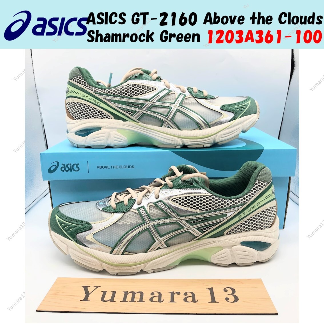ASICS GT-2160 Above the Clouds Shamrock Green 1203A361-100 ASICS GT-2160 Above the Clouds Shamrock Green 1203A361-100