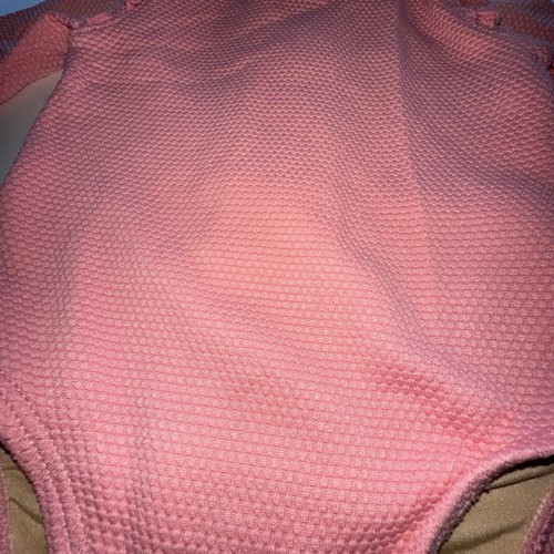 Old Navy Baby Mädchen 0-3 Monate rosa Langarm einteiliger Badeanzug. NEU - Bild 2 von 6