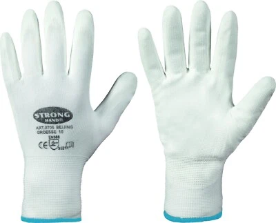 (1Paar=0,95€) 72 Paar STRONG HAND CLASSIC BEIJING PU-beschichtete Handschuhe