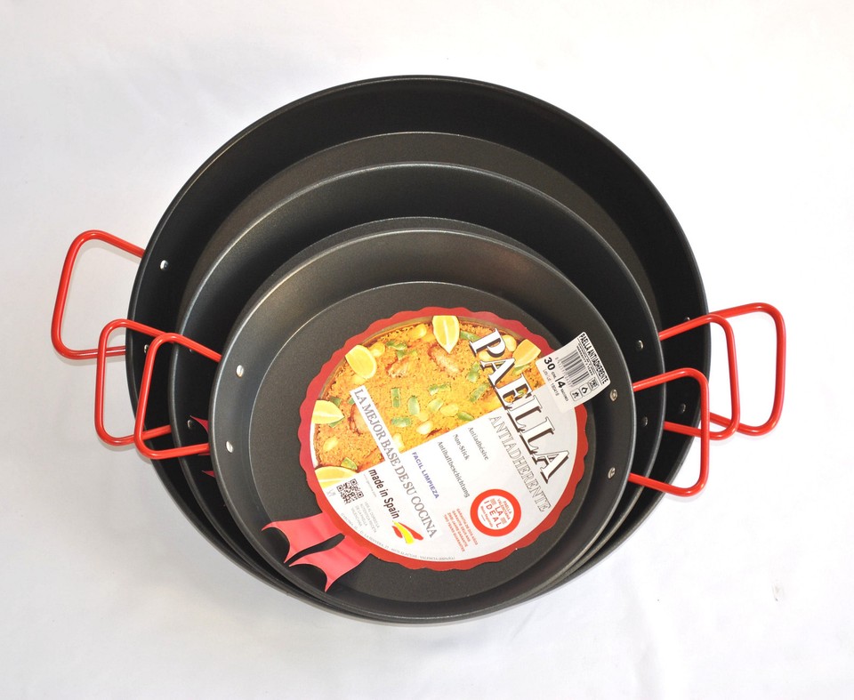 Paella Pan NonStick 30cm 60cm Non Stick Paella Pan + Authentic