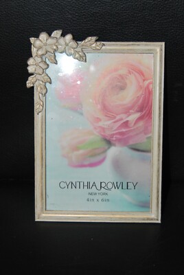 Bilderrahmen Cynthia Rowley  New York Metallrahmen m. Glas -mit Aufsteller 4 x 6
