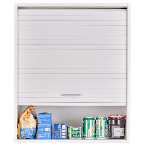 SIMMOB Küchenschrank Schrank Oberschrank Hängeschrank mit Rollladentür B 60 cm - Bild 11 von 18