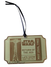 Disney Parks Return of the Jedi Late Show Admit One Only Ticket Acrylic Ornament