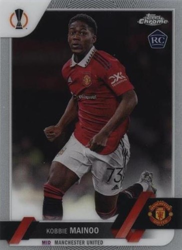 Kobbie Mainoo 2022-23 Topps Stadium Club Chrome RC Man United