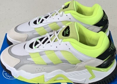 ADIDAS Originals Niteball II Men's Shoes - White/Solar Yellow - Sizes