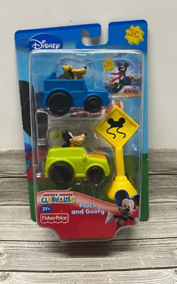 Disney Mickey Mouse Clubhouse Pluto and Goofy Fisher Price Toys 3Y+ Fast Ship