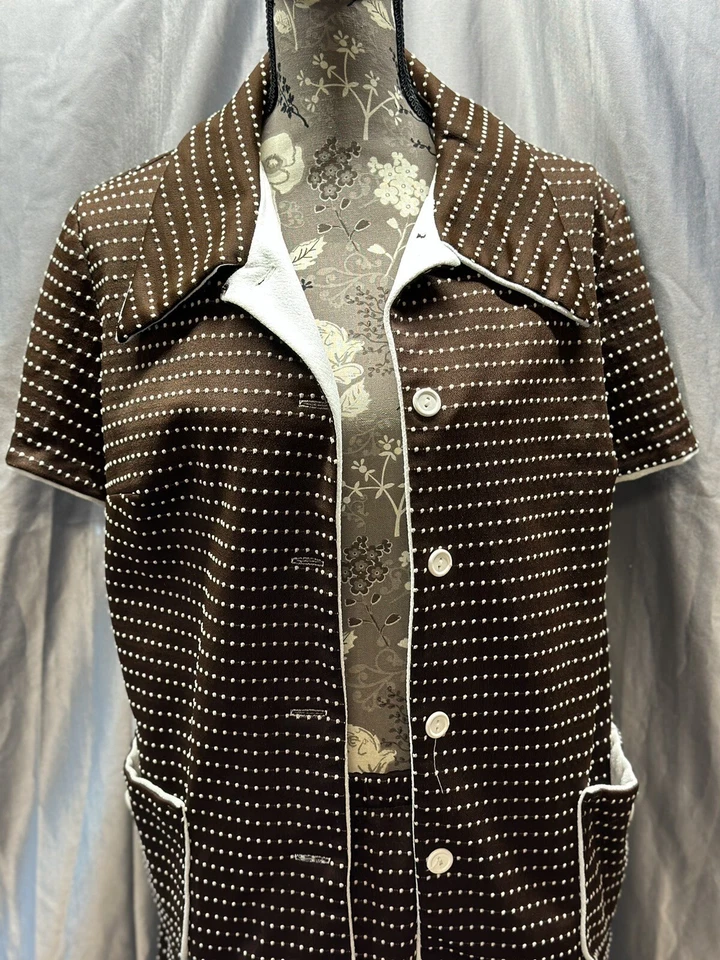 Blusa y vestido de poliéster de 2 piezas para mujer EE. UU. VINTAGE Foto 2 de 2