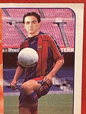 Cromo Rookie XAVI HERNÁNDEZ - Panini Liga 98-99 - F.C. Barcelona