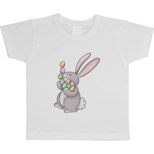 'Osterhase mit Eiern' Baumwoll-T-Shirts für Babys / Kinder T-shirt (TS021191) - Bild 1 von 6