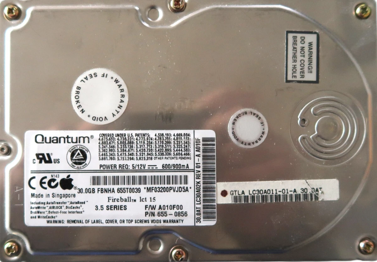 Quantum Internal Hard Disk Drives 30 GB Storage Capacity for sale
