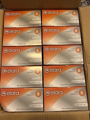 Elara Synthetic Medical Exam Gloves Powder-Free Latex-Free Size Sm. PPE  Verifit