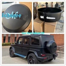 Matte Black Spare Wheel Tire Ring Tire Cover For Mercedes Benz G Class W463 W464