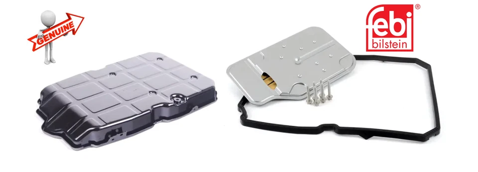 MERCEDES BENZ Cacerola de Aceite de Transmisión Automática + Filtro + Juego de Juntas GENUINO + FEBI NUEVO Foto 2 de 4