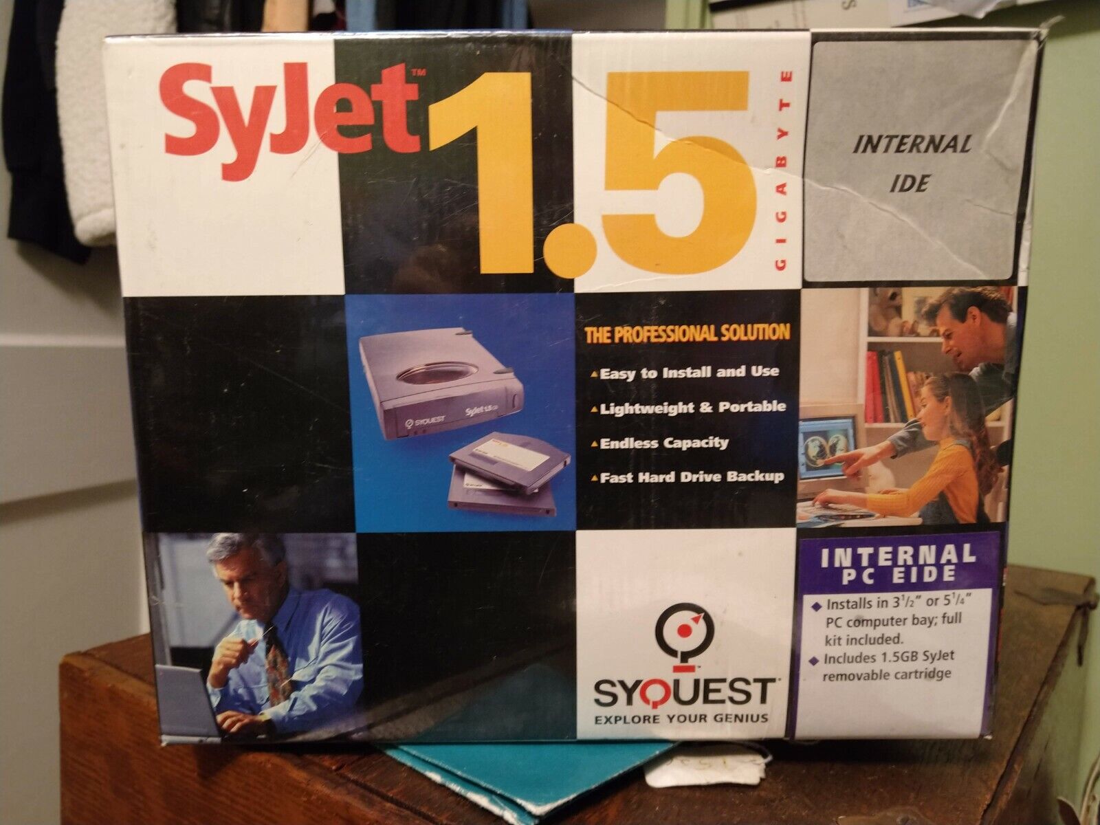 New Syquest SyJet 1.5 GB Internal IDE Drive Factory Sealed