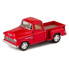 Kinsmart 132 1955 Chevy Step Side Pick-up Die Cast Collectible Toy Truck Red