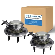 2WD Front Wheel Hub & Bearing for 2007-2013 Chevy GMC Silverado Sierra 1500 Pair