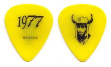 1977 Brent Hough Viking Yellow Tour Guitar Pick