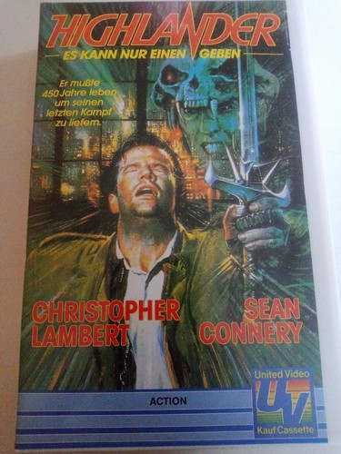 HIGHLANDER - Es kann nur einen geben - Christopher Lambert - Sean Connery
