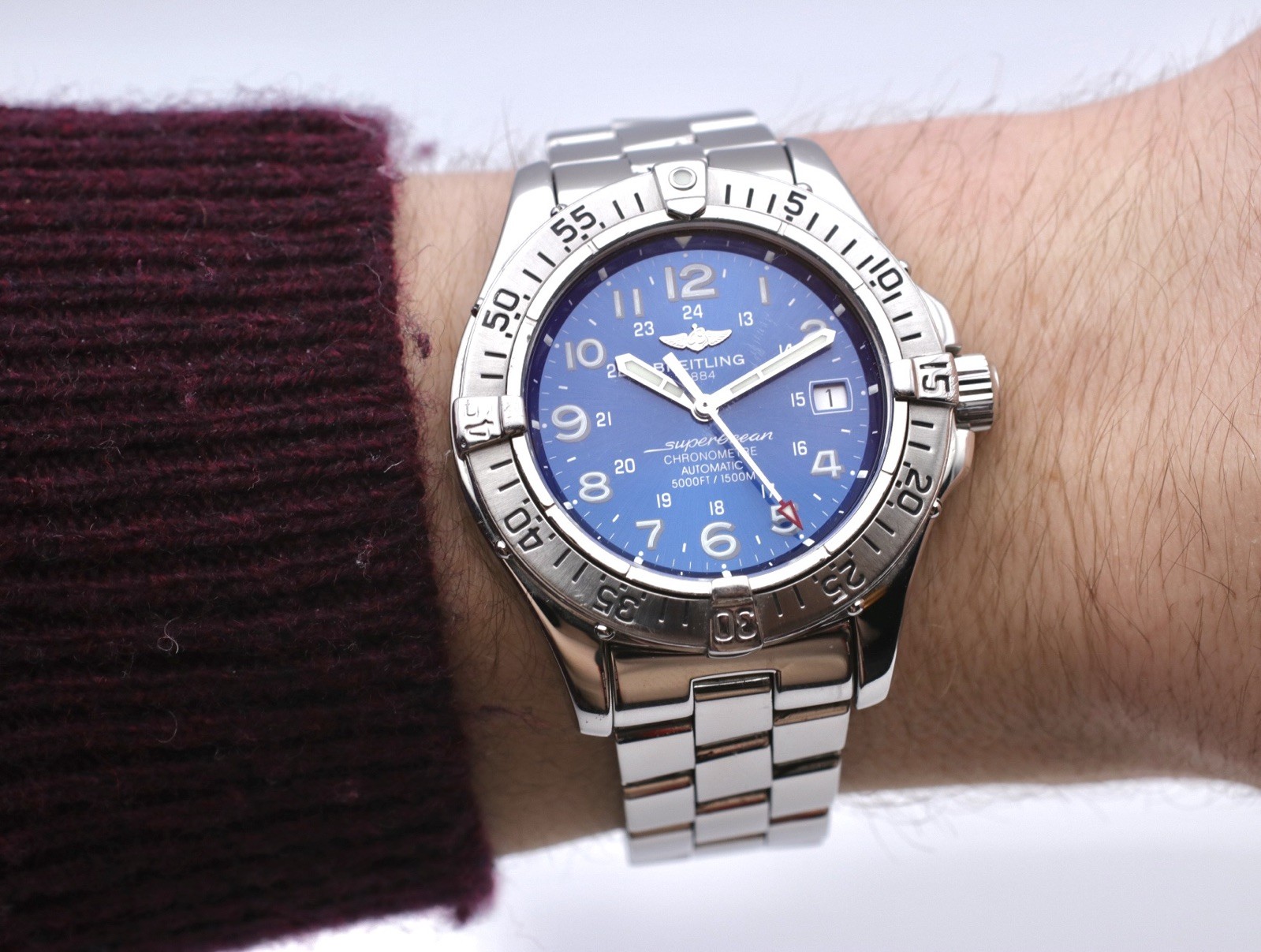 2000s Breitling SuperOcean Automatic Chronometre … - image 8