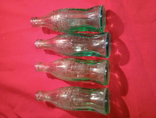 4 Vintage Colaflaschen 3x Augusta 1x Valdosta GA 50er Jahre schwerer Hobble Rock gegraben... - Bild 4 von 4