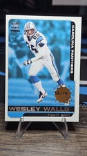 2000 Pacific Paramount Wesley Walls #39 Premiere Date /79 Panthers Rare! 🔥🔥🔥