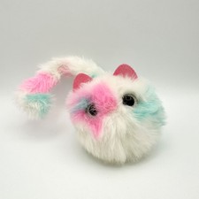 Pomsies PATCHES Interactive Sensory Plush Cat Pink Blue Wearable WORKS Video