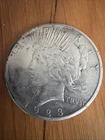 1923-S Peace Silver Dollar, Nice Coin.                                        57