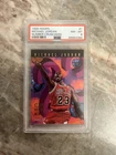 1995 NBA Hoops Michael Jordan Number Crunchers card# 1 graded PSA 8 NM-MT