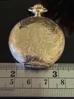 Antique Ladies Elgin Pocket Watch • Gold‑Filled • Ornate Engraved Case • Running