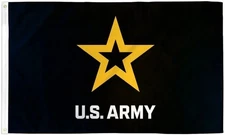 Army (Black) Flag 2x3ft House Flag Military Appreciation Flag US Army LICENSED