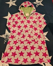Mini Boden Girls Beach Cover Up Star Pullover Hoodie Long Sleeve 11-12Y