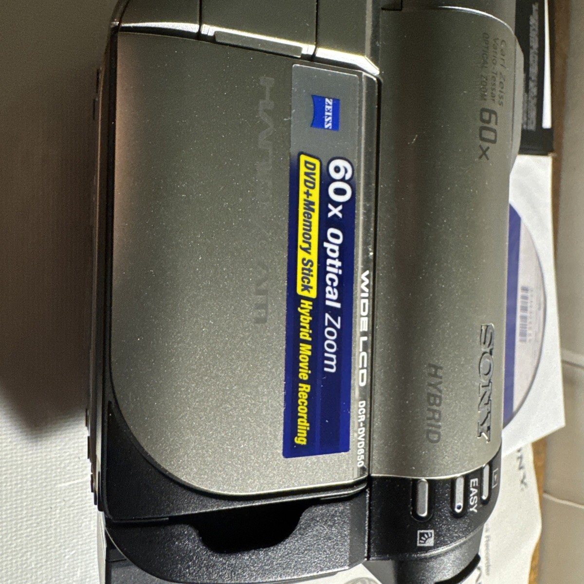 Sony DCR-DVD650 DVD, Flash Media Camcorder for sale online | eBay