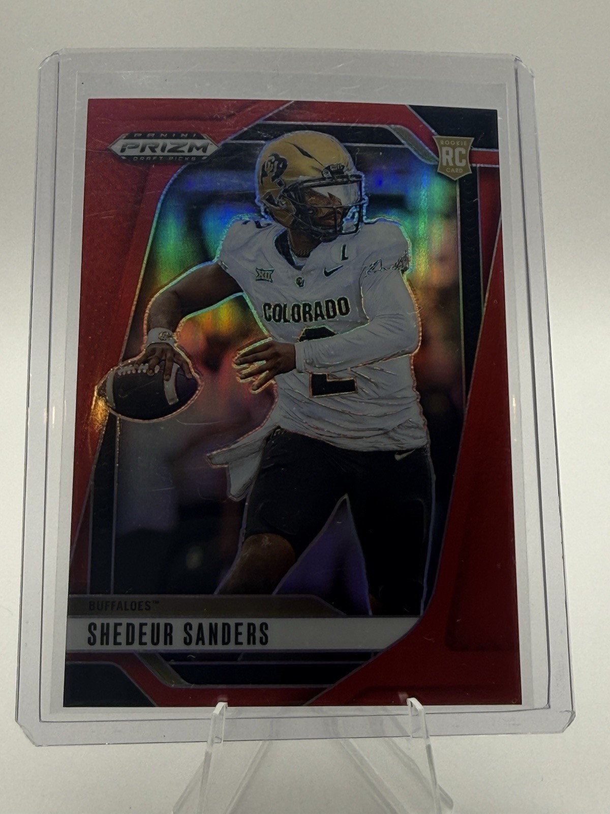 2025 Panini Prizm Draft Picks /399 Shedeur Sanders RC RED PRIZM #19 Colorado