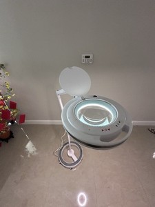 Brightech LightView Pro Dimmable LED Magnifying Floor Lamp - White (LTVPRB-W)