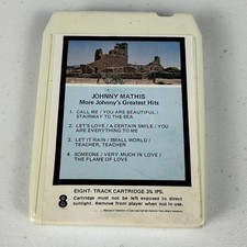 Johnny Mathis - More Johnny's Greatest Hits 8-Track Cartridge Pop Label Audiopak
