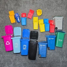 Lot of 17 Mini Trash Can Pencil Holders Desk ...