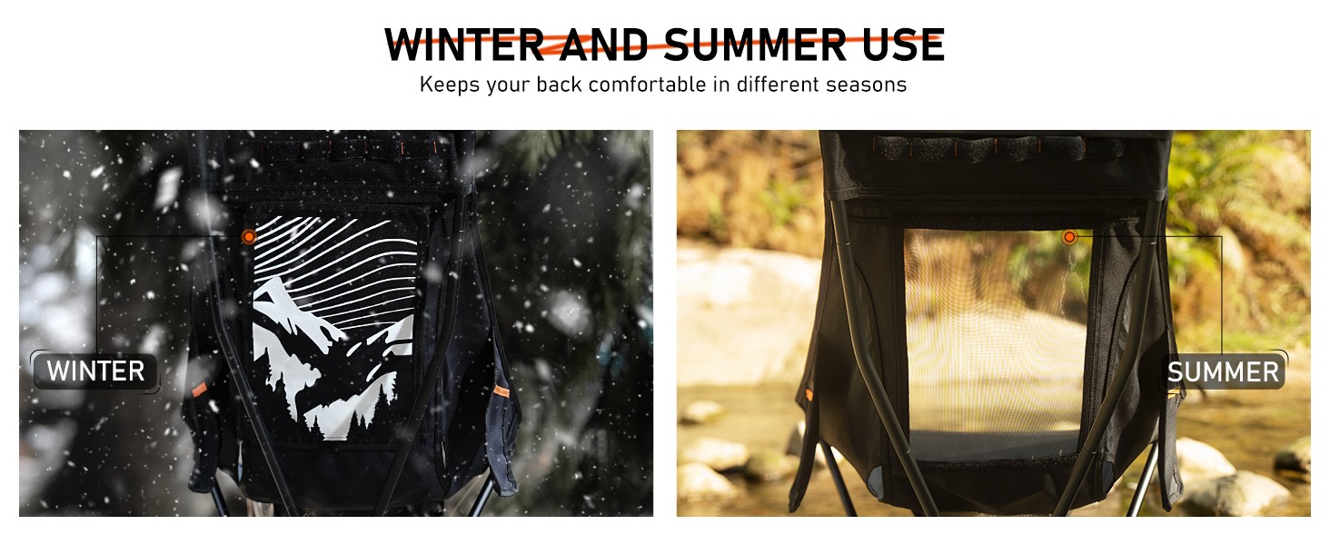 NOVSIGHT Camping Chair Folding Garden Beach Fishing Picnic Adult Child 150KG Max