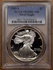 1989-S Proof Silver Eagle PCGS PR70 DCAM DKRC