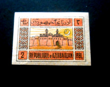 TIMBRE AZERBAIDJAN, N 6 *, 1919 GOMME ALTEREE