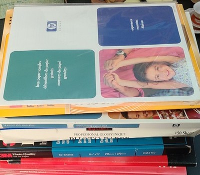 Photo Paper Assorted Lot New, Open & Partial Packs
