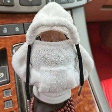 Soft Fuzzy Gear Shift Hoodie Cover Fits for Car Gear Shift Lever Protection