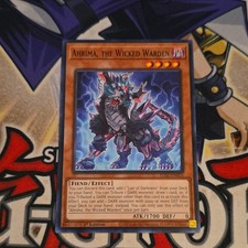 Yu-Gi-Oh! EGS1 Ahrima the Wicked Warden 1st Edition Fiend Effect Card