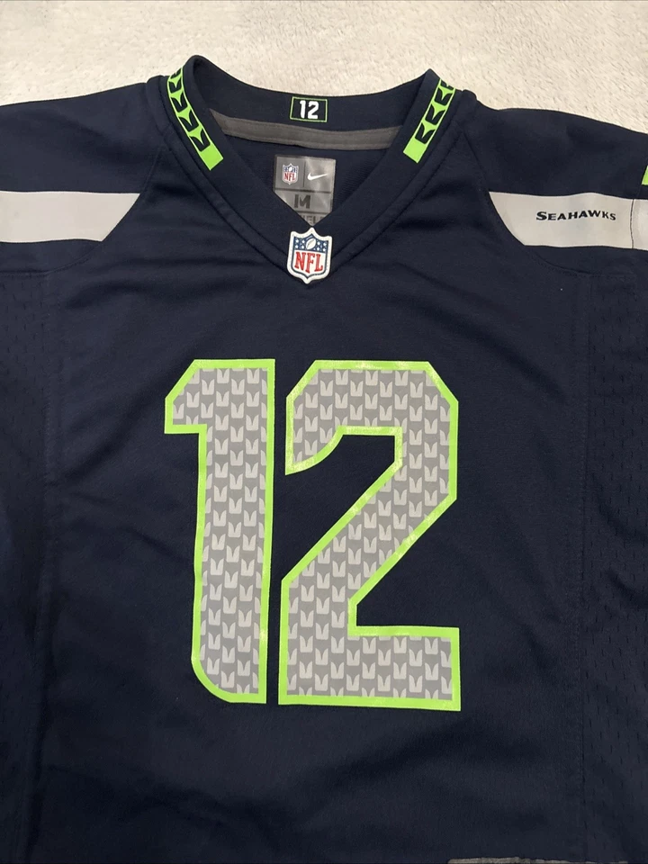 Camiseta deportiva juvenil Seattle Seahawks 12th Man talla M NFL Foto 4 de 4
